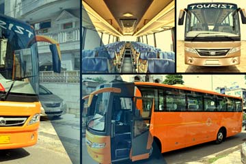 Luxury Bus and Car in Amritsar